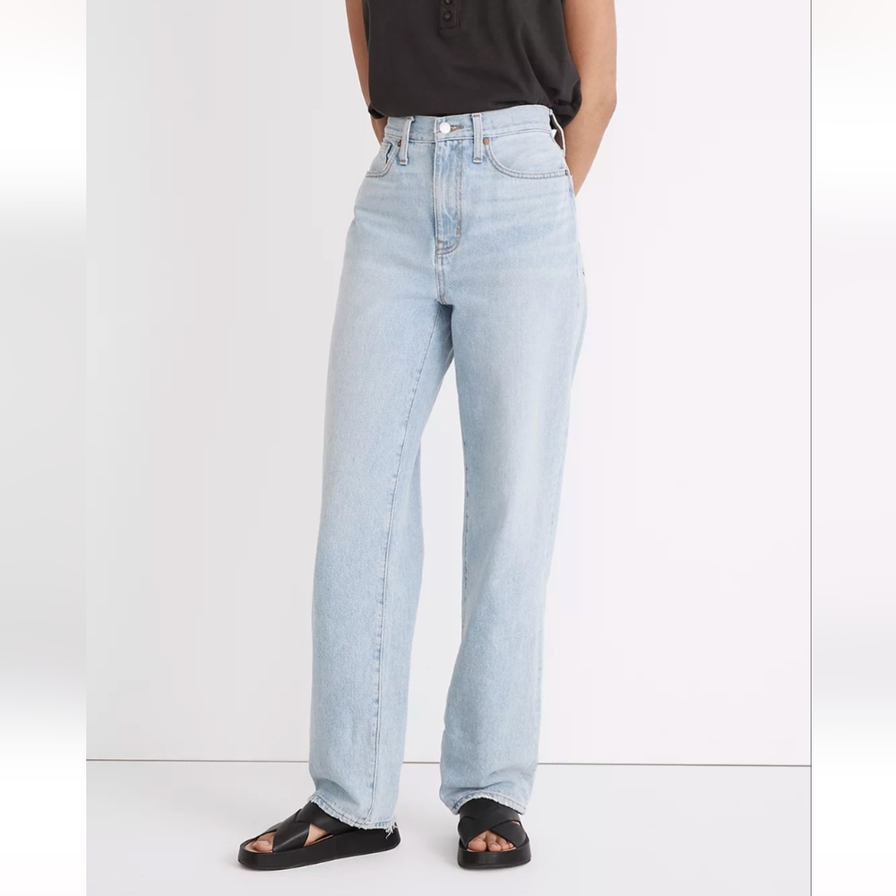 Madewell Baggy Straight Jeans